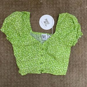 Princess Polly Laguna Top Green